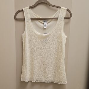 NWT Chico's Elegant Antique Ivory Tank Top